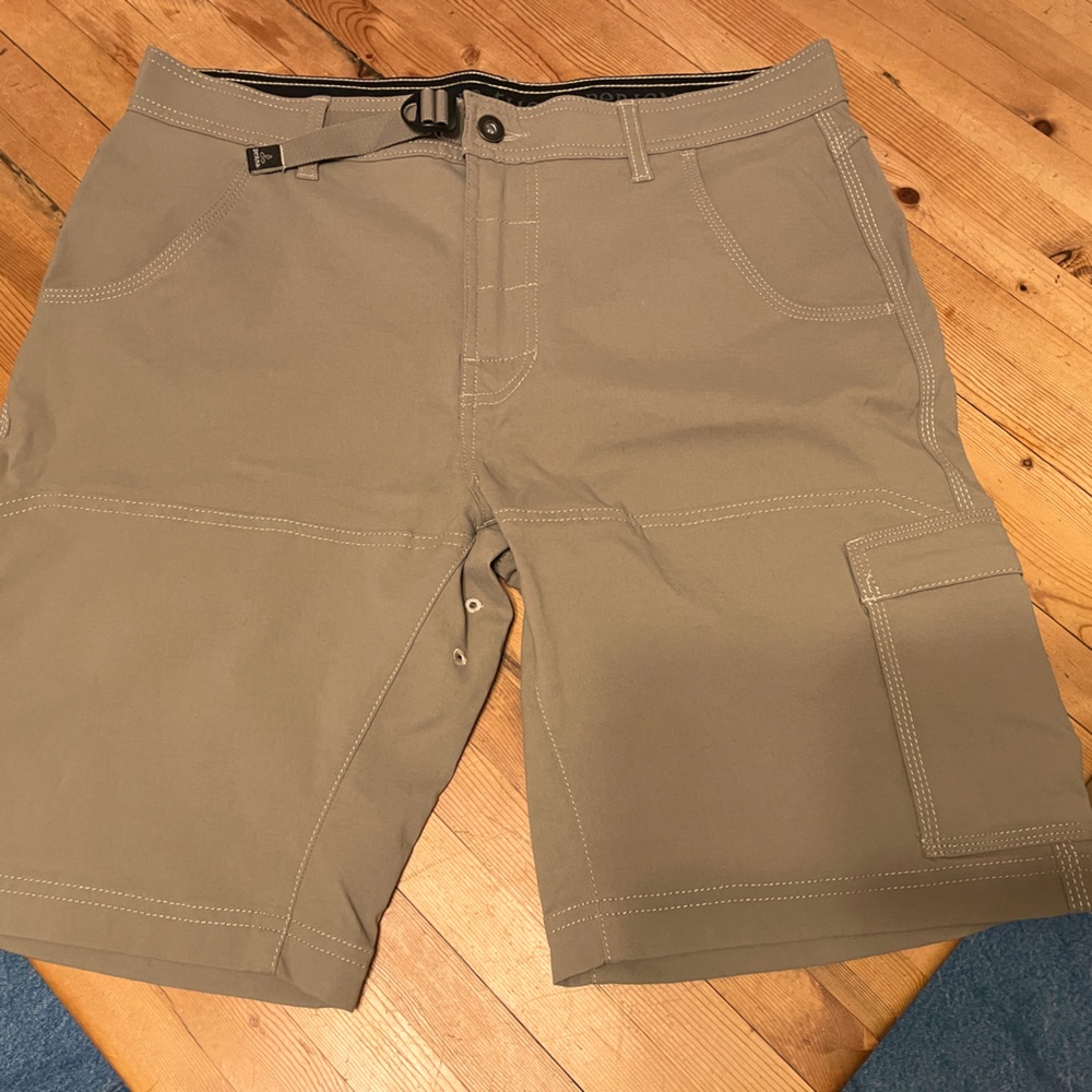 Brand new Prana khaki shorts without tags